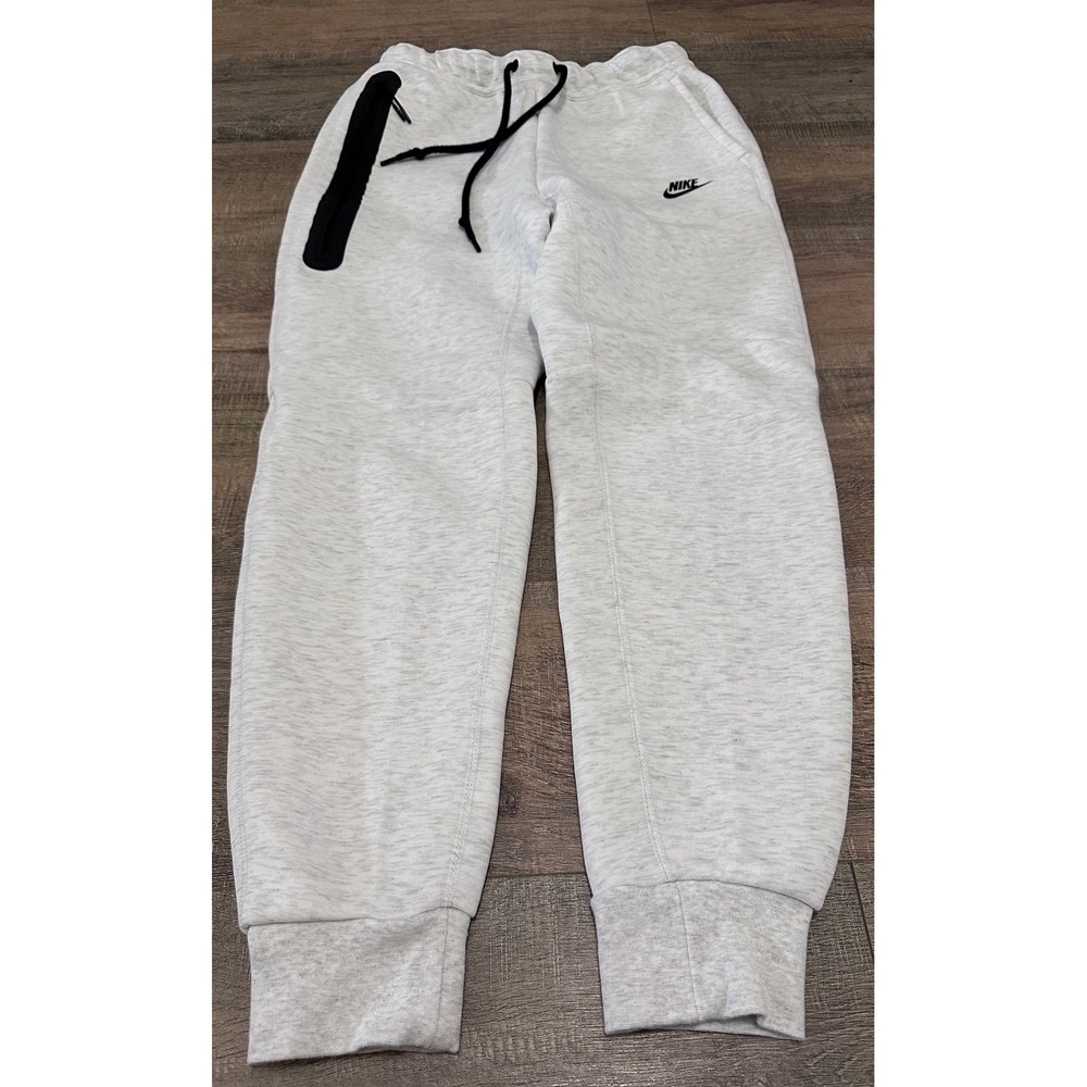 Nike Sportswear Tech Fleece Men's Small Tapered Joggers Heather Grey
